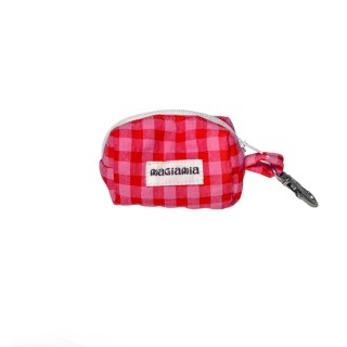 PortaBolsas Vichy Bicolor Fresa