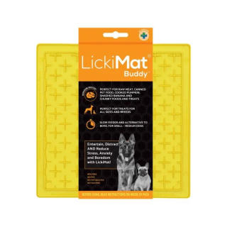 Lickimat Soother Classic Amarillo Perro