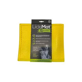 Lickimat Soother XL Amarillo Perro