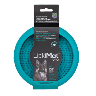 Lickimat UFO Turquesa Perro