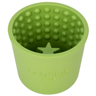 Lickimat Yoggie Pot Verde Perro